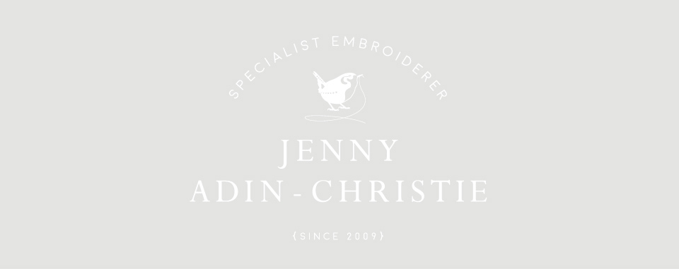 The logo designed by Leaff Design, for Jenny Adin-Christie